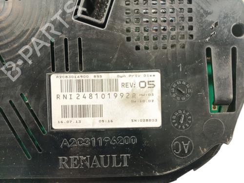 Used Instrument cluster Instrument cluster RENAULT MEGANE III Coupe (DZ0/1_) 1.5 dCi (DZ09, DZ0D, DZ1F, DZ1G, DZ14, DZ29) (110 hp) 27629082 27629082