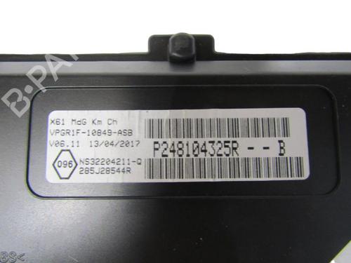 Used Instrument cluster Instrument cluster RENAULT KANGOO / GRAND KANGOO II (KW0/1_) 1.5 dCi 110 (KW06, KW12) (110 hp) 25070327 25070327