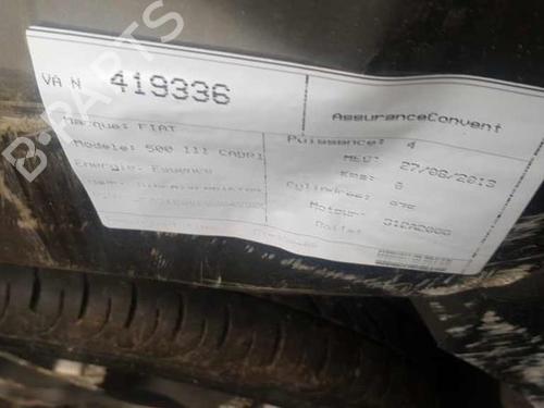 Left sun visor FIAT 500 (312_) 0.9 (312AXG1A, 312.AXG11) | BP25085600I1  - Image 7