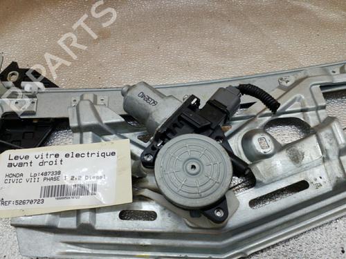 Used Front right window mechanism HONDA CIVIC VIII Hatchback (FN, FK) 2.2 CTDi (FK3) (140 hp) 25105116