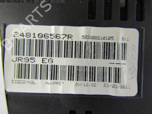 Instrument cluster RENAULT SCÉNIC III (JZ0/1_) 1.5 dCi | BP25113670C47