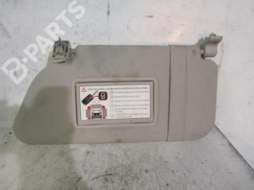 Used Left sun visor Left sun visor PEUGEOT 1007 (KM_) 1.6 HDi (109 hp) 10595748 10595748