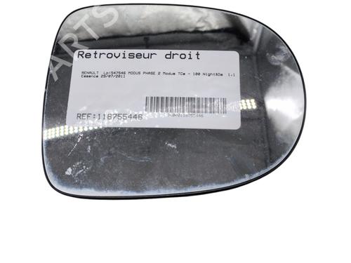 Right mirror glass RENAULT MODUS / GRAND MODUS (F/JP0_) 1.2 | BP31317286C147