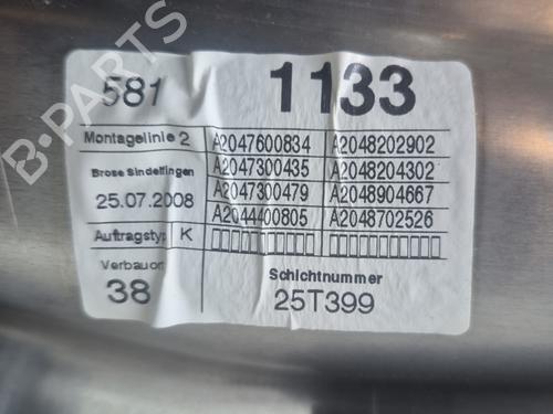 Lève-vitre arrière droit MERCEDES-BENZ C-CLASS (W204) C 200 CDI (204.001) (136 hp) 26289634