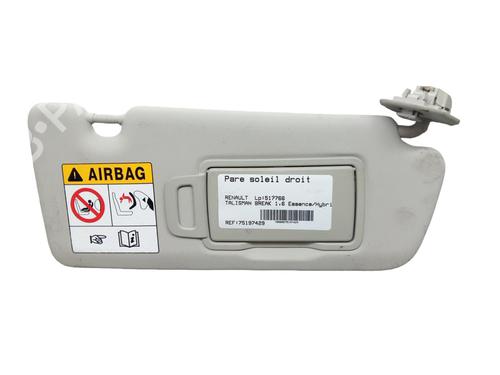 Used Right sun visor Right sun visor RENAULT TALISMAN Grandtour (KP_) 1.6 TCe 200 (200 hp) 25059220 25059220