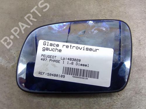 Used Left mirror glass Left mirror glass PEUGEOT 407 (6D_) 1.6 HDi 110 (6D9HZC, 6D9HYC) (109 hp) 25067742 25067742