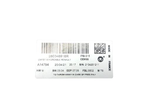 Ferdsskriver RENAULT ZOE (BFM_) [2012-2025]  25059160