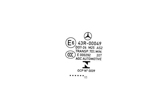 Front left door window MERCEDES-BENZ B-CLASS Sports Tourer (W246, W242) B 200 CDI (246.201) | BP25741123C18 