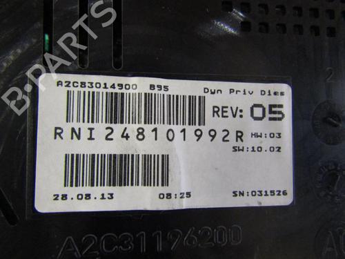 Instrument cluster RENAULT MEGANE III Hatchback (BZ0/1_, B3_) 1.6 dCi (BZ00, BZ12, BZ13) | BP25064009C47 