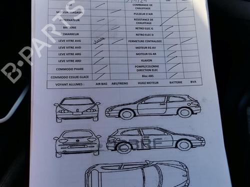 Left sun visor RENAULT MEGANE III Hatchback (BZ0/1_, B3_) 1.9 dCi (BZ0N, BZ0J) | BP25089403I1 - Image 21