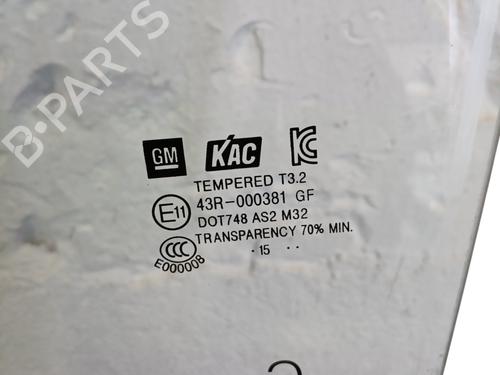 Used Front left door window Front left door window OPEL KARL (C16) 1.0 (75 hp) 34627149 34627149