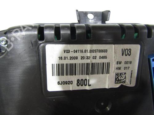 Instrument cluster SEAT IBIZA IV SC (6J1, 6P5) 1.4 TDI | BP25065780C47 