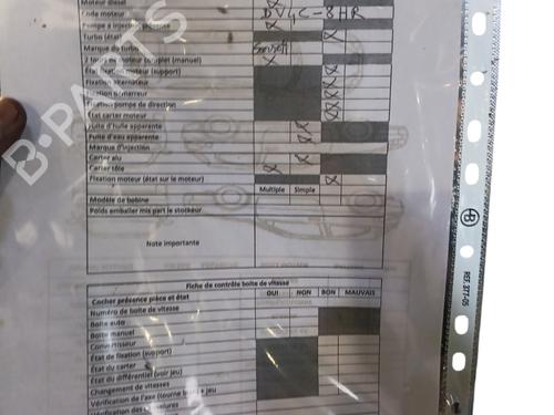 Engine PEUGEOT 208 I (CA_, CC_) 1.4 HDi | BP30819902M1