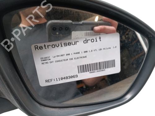 Right mirror PEUGEOT 208 I (CA_, CC_) 1.2 VTI 82 | BP28132193C27