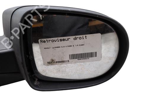 Used Right mirror RENAULT CLIO III (BR0/1, CR0/1) 1.5 dCi (C/BR0G, C/BR1G) (68 hp) 27899043