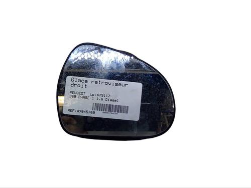 Used Right mirror glass PEUGEOT 308 I (4A_, 4C_) 1.6 HDi (90 hp) 25093183