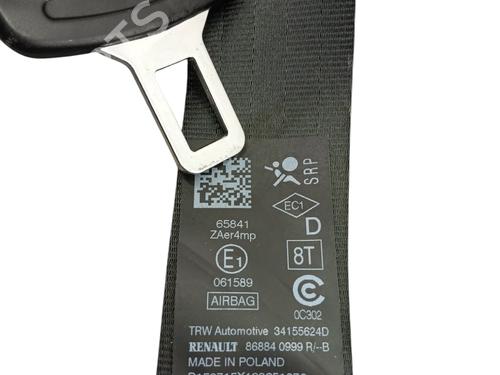 Front right seatbelt RENAULT TWINGO III (BCM_, BCA_) 1.0 SCe 70 | BP32001873I25 - Image 4
