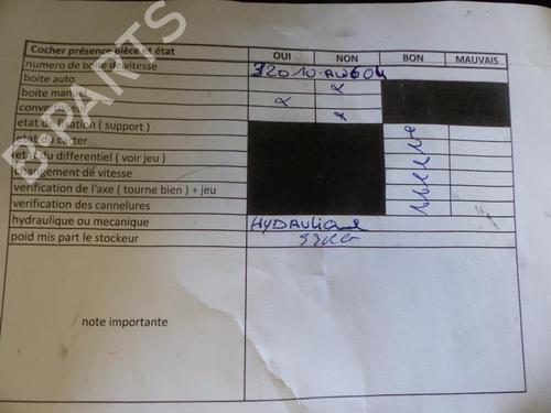 Gearbox NISSAN PRIMERA Hatchback (P12) 2.2 Di | BP25095586M3 