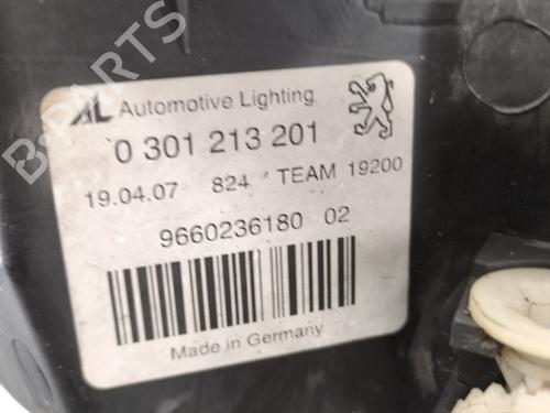 Used Left headlight Left headlight PEUGEOT 407 SW (6E_, 6D_) 1.6 HDi 110 (109 hp) 33037603 33037603
