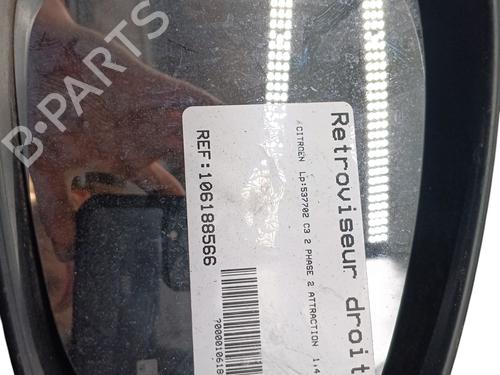 Right mirror CITROËN C3 II (SC_) 1.4 HDi 70 (SC8HZC, SC8HR0, SC8HP4) | BP26029457C27