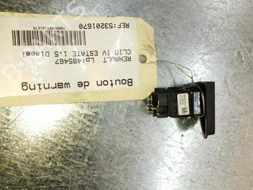 Used Warning switch Warning switch RENAULT CLIO IV (BH_) 1.5 dCi 90 (90 hp) 25089598 25089598