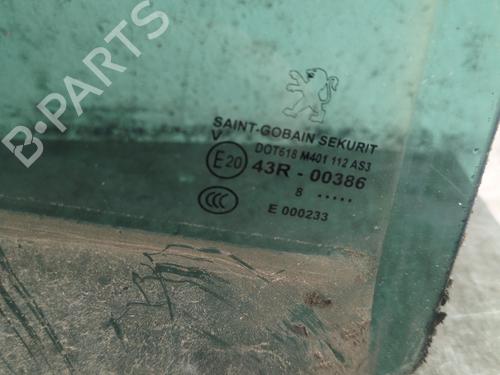 Rear right door window PEUGEOT 3008 I MPV (0U_) 1.6 HDi | BP29222023C21 