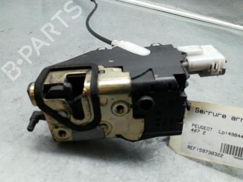 Rear left lock PEUGEOT 407 (6D_) 2.0 HDi 135 (6DRHRH, 6DRHRE, 6DRHRG, 6DRHRJ) | BP25077624C100 