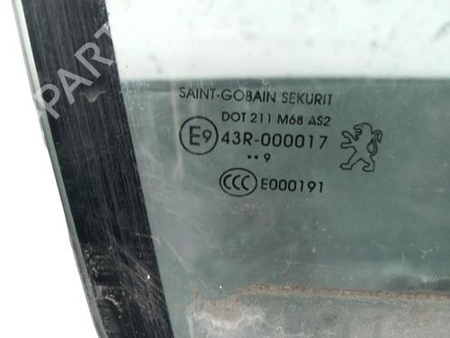 Used Front right door window PEUGEOT 207 CC (WD_) 1.6 HDi (109 hp) 25073233