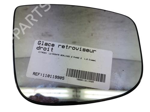 Used Right mirror glass CITROËN BERLINGO Box Body/MPV (B9) 1.6 HDi / BlueHDi 75 (75 hp) 28046114