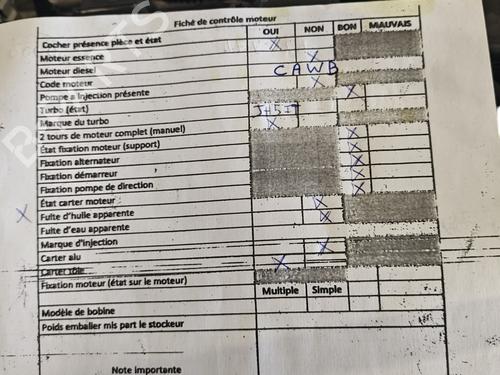 Engine VW SCIROCCO III (137, 138) 2.0 TFSI | BP26241934M1 - Image 9