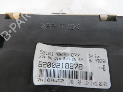 Instrument cluster RENAULT LAGUNA II (BG0/1_) 1.9 dCi (BG08, BG0G) | BP25094934C47 