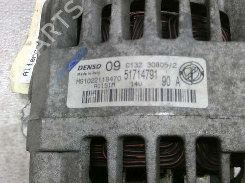 Used Alternator Alternator LANCIA YPSILON (843_) 1.2 (843.AXA1A) (60 hp) 25093677 25093677