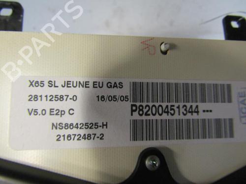 Used Instrument cluster Instrument cluster RENAULT CLIO II (BB_, CB_) [1998-2016] 25112035 25112035