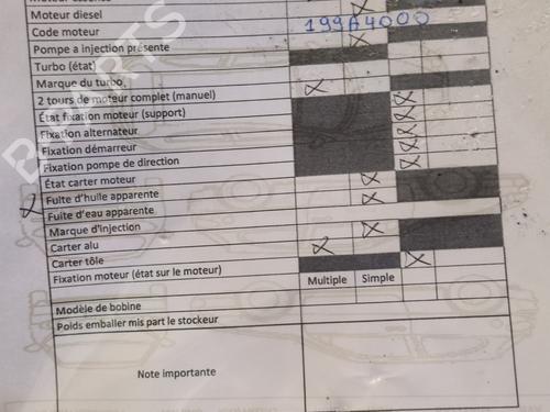 Engine KIA PICANTO II (TA) 1.2 | BP29979094M1