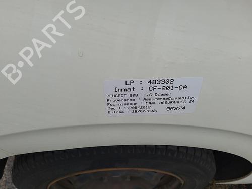 Tailgate lift support PEUGEOT 208 I (CA_, CC_) 1.6 HDi | BP25089684C138