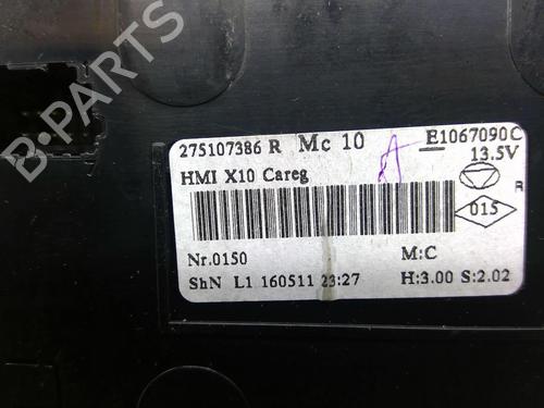 AC Styreenhet / Manøvreringsenhet RENAULT ZOE (BFM_) ZOE (88 hp) 25093570