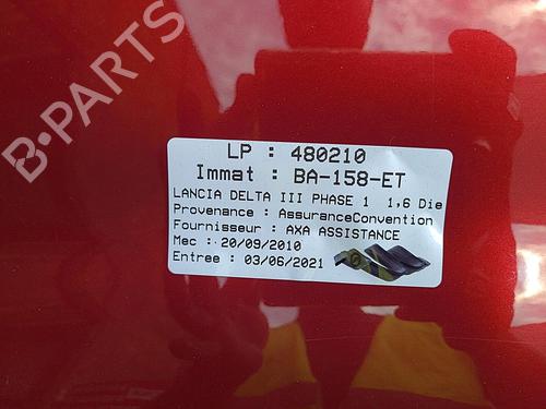 Warning switch LANCIA DELTA III (844_) 1.6 D Multijet (844.AXC11, 844.AXC1A) | BP25081610I22 - Image 17