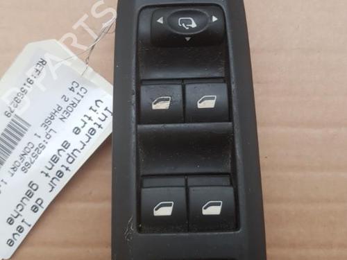 Used Left front window switch CITROËN C4 II (NC_) 1.6 VTi 120 (NC5FS0, NC5FS9) (120 hp) 25060366