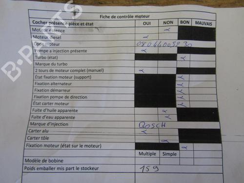 Engine MERCEDES-BENZ A-CLASS (W169) A 180 CDI (169.007, 169.307) | BP25079760M1 - Image 4