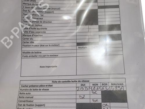 Used Gearbox PEUGEOT 206 CC (2D) 2.0 S16 (136 hp) 32631146