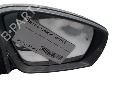 Right mirror VW POLO V (6R1, 6C1) 1.2 TSI 16V | BP29190206C27 