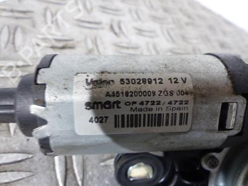 Used Rear wiper motor Rear wiper motor SMART FORTWO Coupe (451) 1.0 (451.331, 451.380) (71 hp) 25107631 25107631