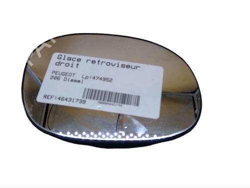 Used Right mirror glass PEUGEOT 206 Hatchback (2A/C) 1.9 D (69 hp) 25110775