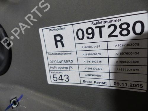 Used Rear right window mechanism Rear right window mechanism MERCEDES-BENZ B-CLASS Sports Tourer (W245) B 200 CDI (245.208) (140 hp) 25064981 25064981