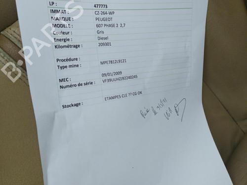 Right tailgate light PEUGEOT 607 (9D, 9U) 2.7 HDi 24V | BP25093070C80 - Image 6