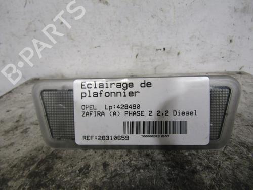 Used Interior roof light OPEL ZAFIRA A MPV (T98) 2.2 DTI 16V (F75) (125 hp) 25070282