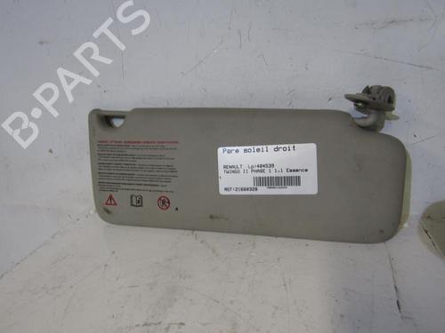 Used Right sun visor Right sun visor RENAULT TWINGO II (CN0_) 1.2 (CN0D) (58 hp) 25112222 25112222