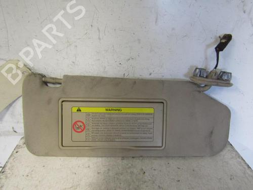 Used Right sun visor TOYOTA AVENSIS (_T25_) 2.0 D-4D (CDT250_, CDT250R) (116 hp) 25079481