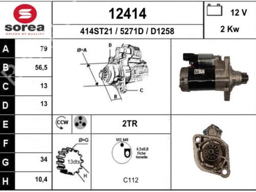 Used Starter Starter SEAT LEON ST (5F8) 1.2 TSI (110 hp) 25111901 25111901