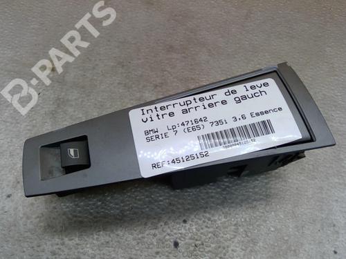 Used Left rear window switch Left rear window switch BMW 7 (E65, E66, E67) 735 i, Li (272 hp) 10580824 10580824